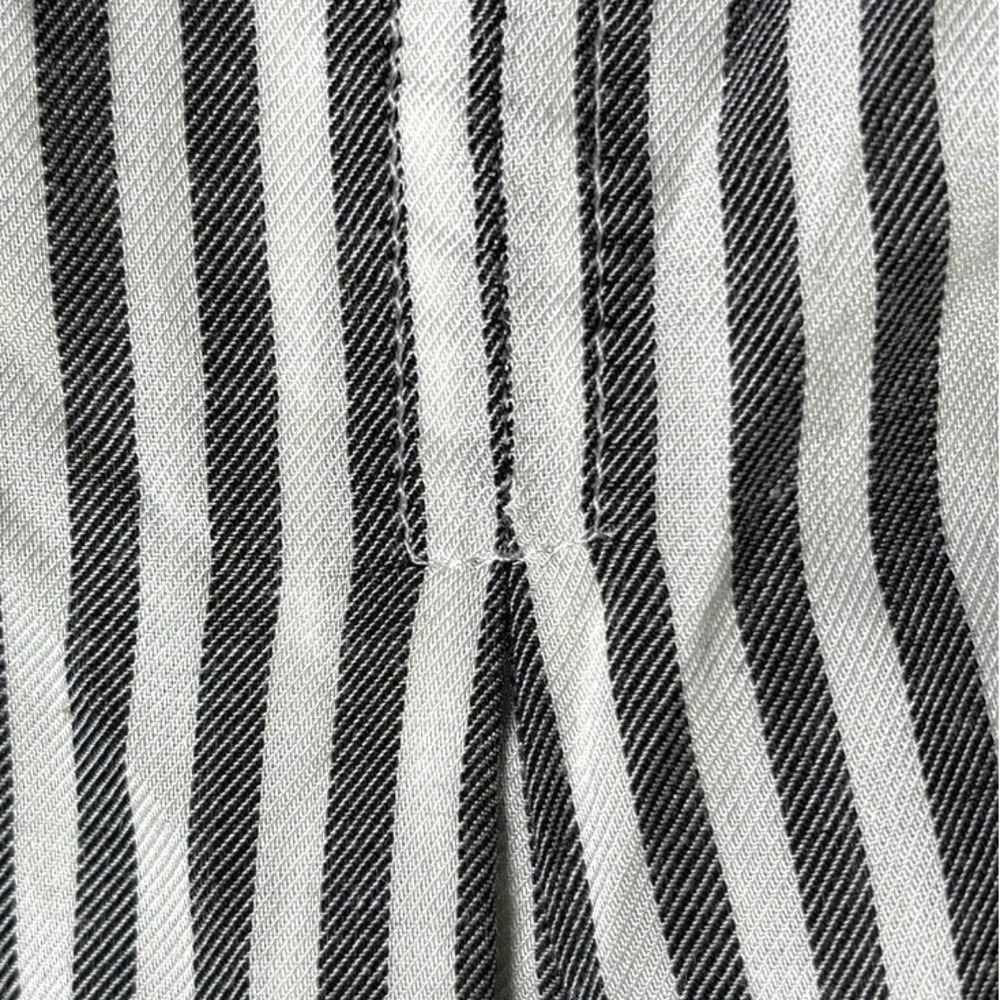 VelvetHeart 1X Stripe Button Shirt Black White 1X Classic Preppy Casual Relaxed - Picture 8 of 13